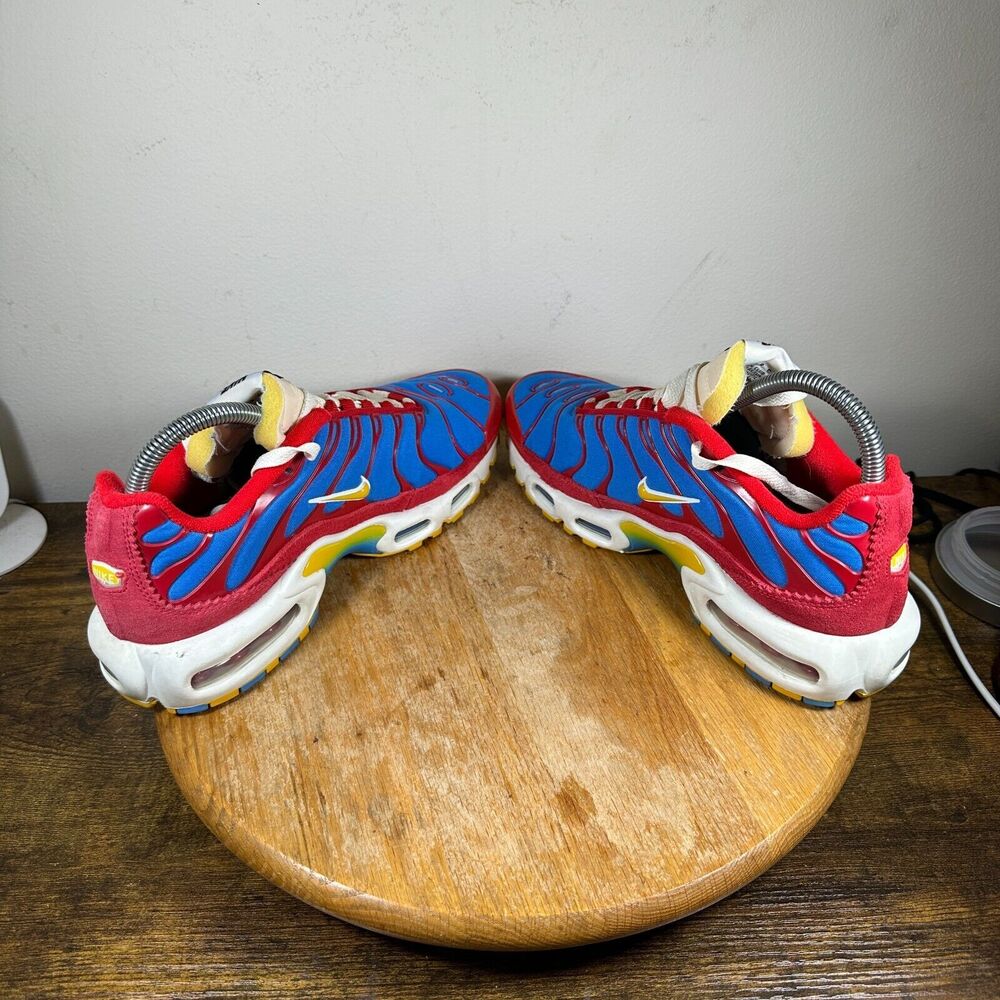 Nike Air Max Plus SE Running Club University Red Shoes Mens‎ Size 7.5 DC9332-600 - Picture 5 of 8